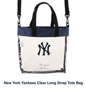 New york yankees tote clear bag - small purse
